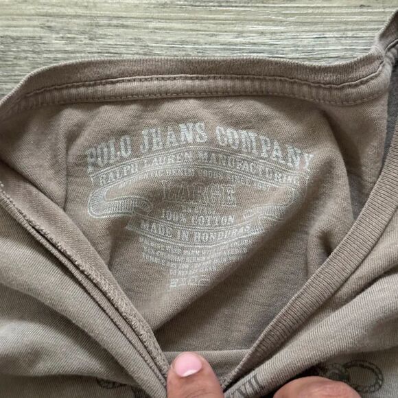 Polo Ralph Lauren Polo Jeans Company Coat Of Arms Crest T Shirt Size L RRL - Picture 3 of 5